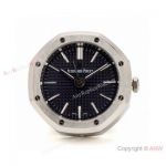 New! Audemars Piguet Royal Oak Table Clock Stainless Steel Blue Face